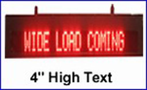 Picture of 4" Outdoor Alpha / Numeric Text (24 Characters)